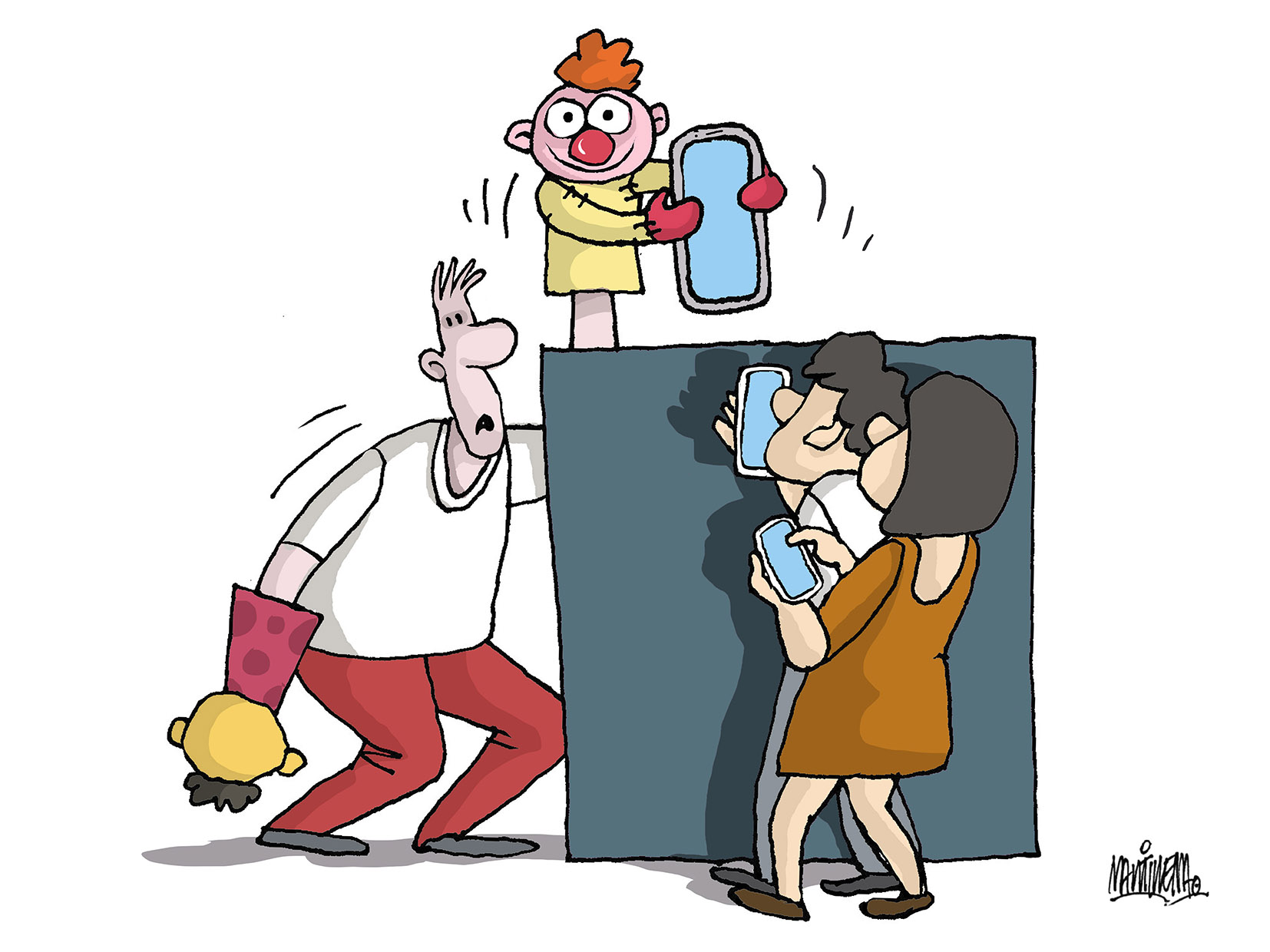 niños con tecnologias