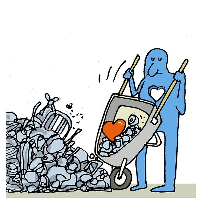 without feeling ecological